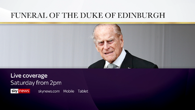 TV promo for Prince Philip funeral